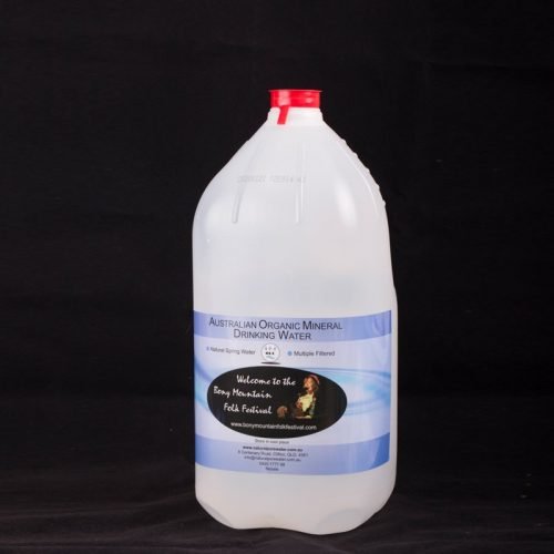 Bottled mineral water label